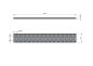 Preview: Schlitzrost Edelstahl 140 x 1000