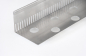 Preview: Kiesfangleiste L-Form Aluminium 80 mm hoch  2,00 m lang
