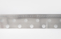 Preview: Kiesfangleiste L-Form Aluminium 80 mm hoch  2,00 m lang