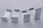 Preview: Verbinder L-Leiste Edelstahl 100