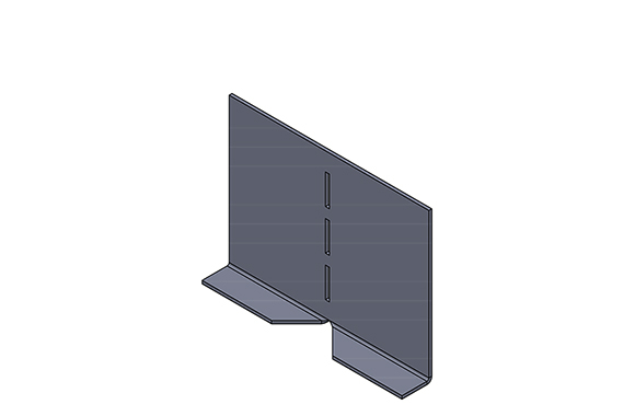 Eckverbinder L-Leiste Aluminium 80