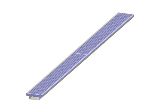 ER Maschenrost verzinkt 132 x 2000