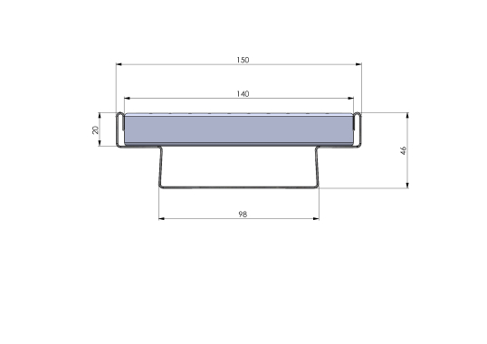 ER Maschenrost verzinkt 150 x 1000