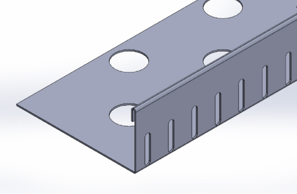 L-Leiste Edelstahl 60 mm hoch 2,00 m lang