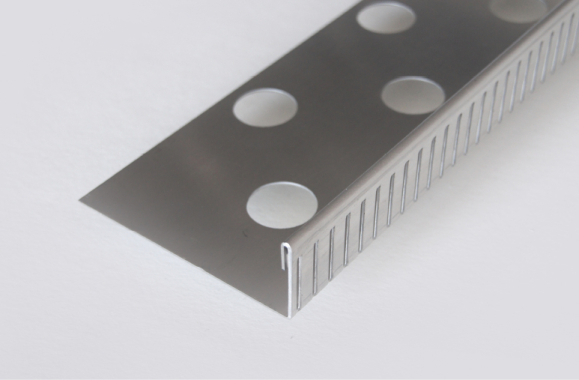 Kiesfangleiste L-Form Aluminium 40 mm hoch  2,00 m lang