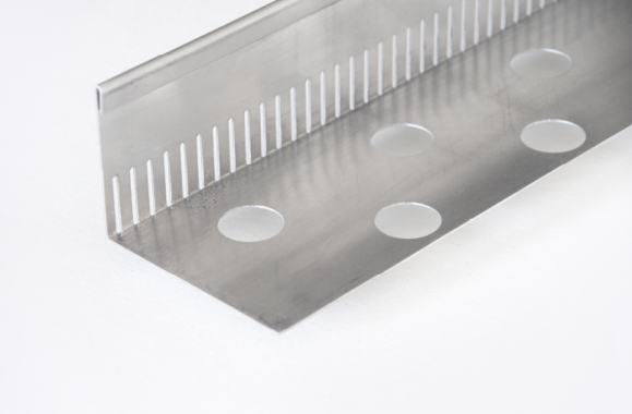 Kiesfangleiste L-Form Aluminium 80 mm hoch  2,00 m lang
