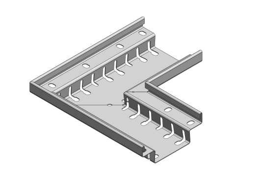 Ecke Grundelement verzinkt 132/46