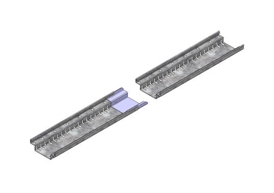 Steckverbinder verzinkt 160/46