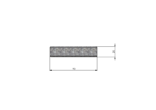 Maschenrost verzinkt 90 x 1000