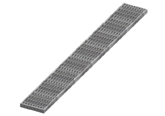 Maschenrost verzinkt 122 x 1000