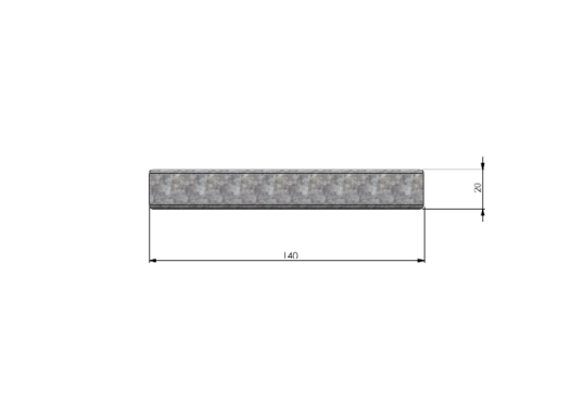 Maschenrost verzinkt 140 x 1000