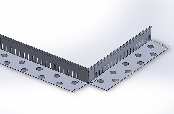 Eckverbinder L-Leiste Aluminium 50
