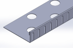 L-Leiste Aluminium  40 mm hoch 2,00 m lang