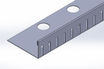 L-Leiste Aluminium  50 mm hoch 2,00 m lang
